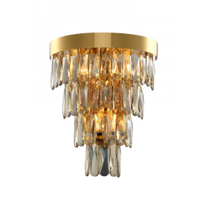 Бра Crystal Lux ABIGAIL ABIGAIL AP3 GOLD/AMBER