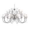Подвесная люстра Crystal Lux Alma White SP-PL12+6+6