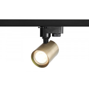 Однофазный светильник для трека Crystal Lux CLT 0.31 001 60 BL-BZ