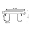 CLT 017CW2 L250 BL Спот Crystal Lux CLT 017