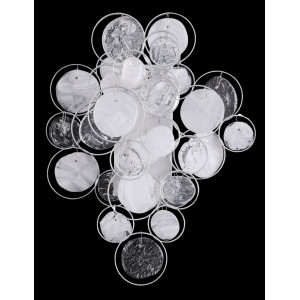 Настенный светильник Crystal Lux Deseo AP2 Silver