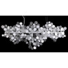 Подвесная люстра Crystal Lux Deseo SP15 L1400 Silver (1561/215)