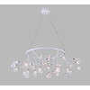 Подвесная светодиодная люстра Crystal Lux Evita SP45 D White/Transparent (1691/245D)
