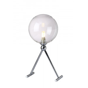 Настольная лампа Crystal Lux FABRICIO LG1 CHROME/TRANSPARENTE