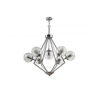 Подвесная люстра Crystal Lux Fabricio SP7 CHROME/TRANSPARENTE (0550/307)