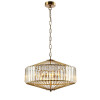 Подвесной светильник Fiesta Crystal Lux FIESTA SP5 BRASS/TRANSPARENTE